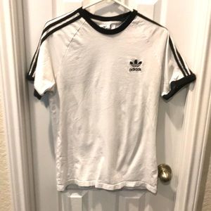 Adidas Shirt Men’s Size Medium / small bleach stain